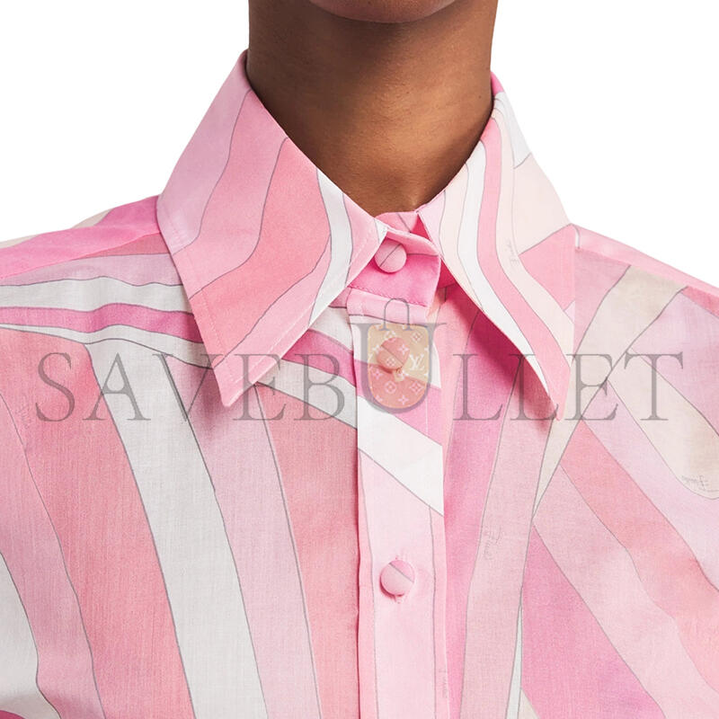 PUCCI COTTON PRINTED BLOUSE 5HRJ265H754040